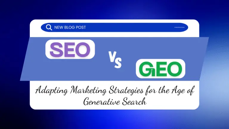 SEO vs GEO
